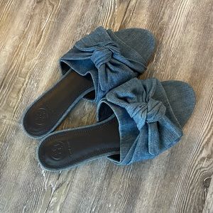 Tory Burch Denim Sandal